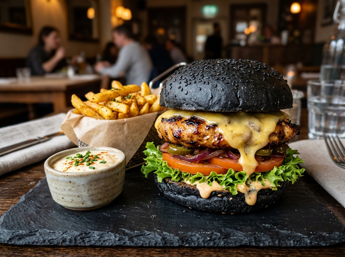 Signature Hotbox Charcoal Burger